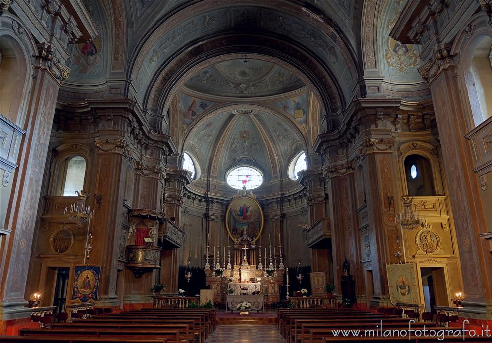 Chiavazza (Biella, Italy) - Interior of the Church of Santa Maria Assunta and San Quirico
